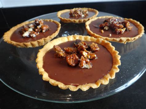 Tarte Chocolat Caramel Et Noix De P Can Caram Lis Es La Machine