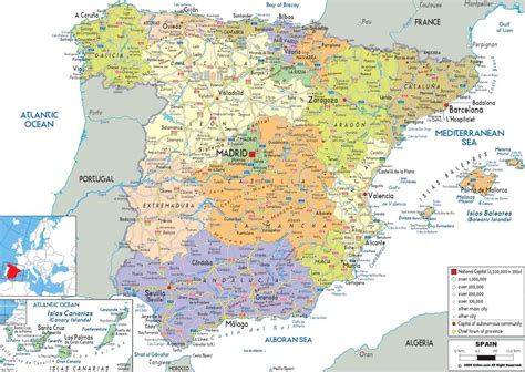 Mapa detallado de la zona norte de España el Norte de España mapa de