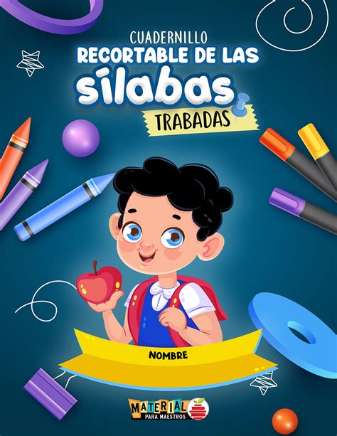 Cuadernillo Recortable De Las Silabas Trabadas Material Para Maestros