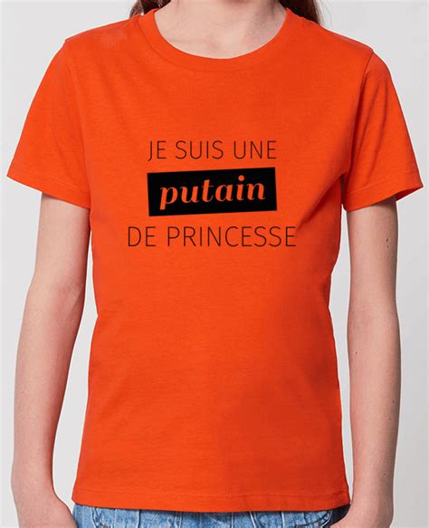 T Shirt Essentiel Stella Jazzer Je Suis Une Putain De Princesse