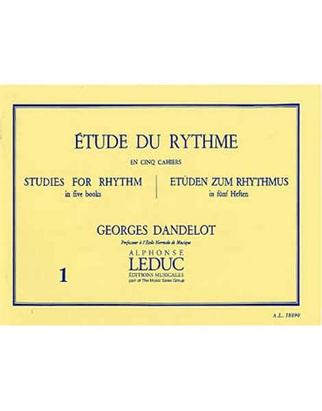 Georges Dandelot Etude Du Rythme Vol 1 Μουσικα βιβλια θεωρητικα