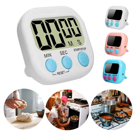 Timer Temporizador Cronometro Digital De Cozinha Mesa Imã geladeira