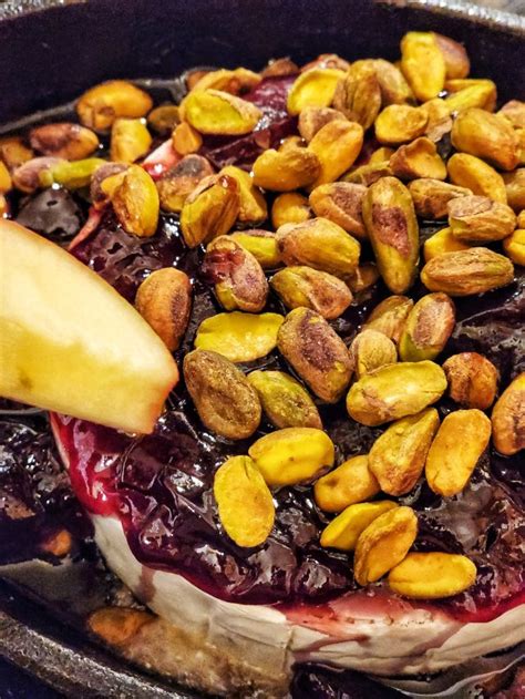 Raspberry Pistachio Baked Brie For The Love Of Food