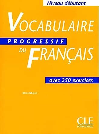 Vocabulaire Progressif Du Francais Livre Debutant Vol Amazon Br