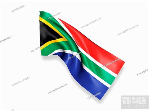 D Generation Of South Africa Waving Flag Stock Photo Picture And Low