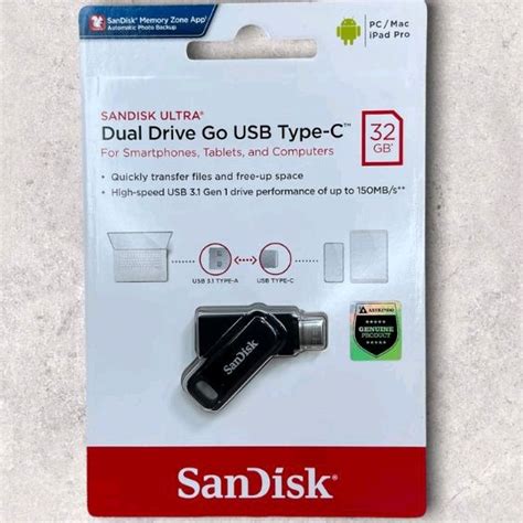 Jual Fd Sandisk Ultra Dual Drive Go 32gb Type C Dc3 Shopee Indonesia