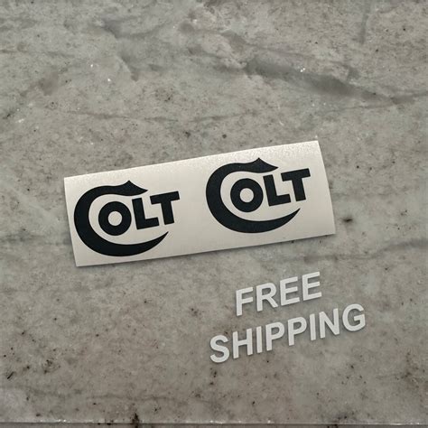 Colt Logo Decal Gun Case Pistol Shotgun Rifle Decals Firearms Decal Available In Many Sizes