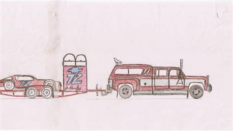 Lifted Truck Drawing at GetDrawings | Free download