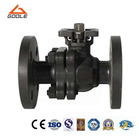 Pc Forged Steel Flanged Ends Split Body Floating Ball Valve China