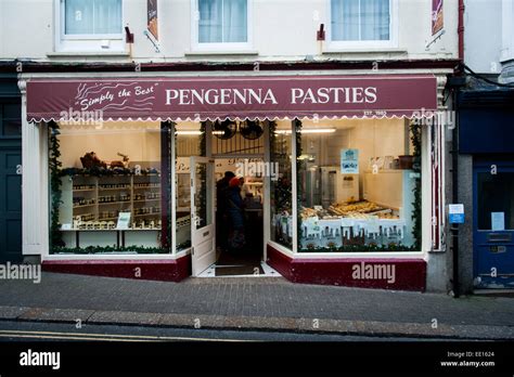 Pengenna Pasties pasty shop and bakery in St. Ives in Cornwall,UK Stock