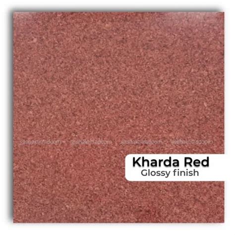 Mm Kharda Red Granite Slab For Flooring At Rs Sq Ft In Rajsamand