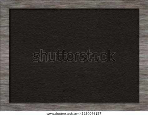 Trendy Wooden Frame Chalkboard Texture Backgroundtop Stock Illustration