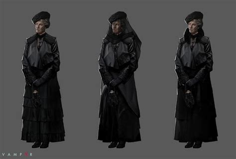 Artstation Vampyr Florent Auguy Character Design Girl