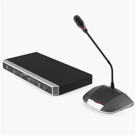 D Bosch Ccsd Discussion Device With Long Stem Microphone Turbosquid