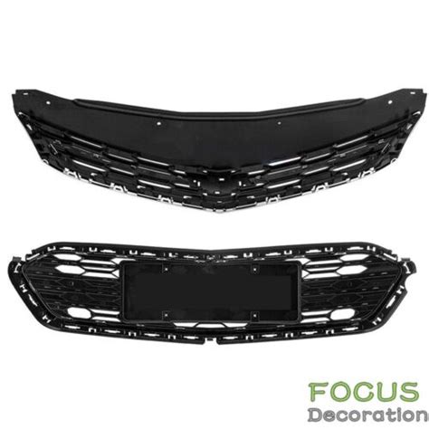 Front Bumper Cover Front Upper And Lower Grille For 2016 2017 2018