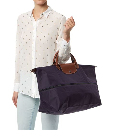 Longchamp Le Pliage Large Travel Bag Iucn Water