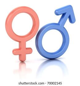 Male Female Sex Symbols Isolated Over Stock Illustration 70002145