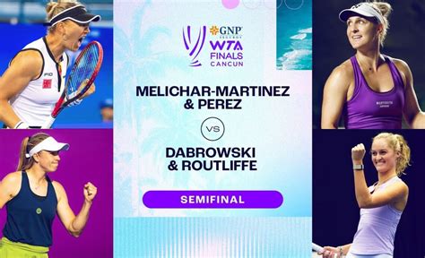 Siegemund Zvonareva Vs Melichar Martinez Perez Wta Finals Final