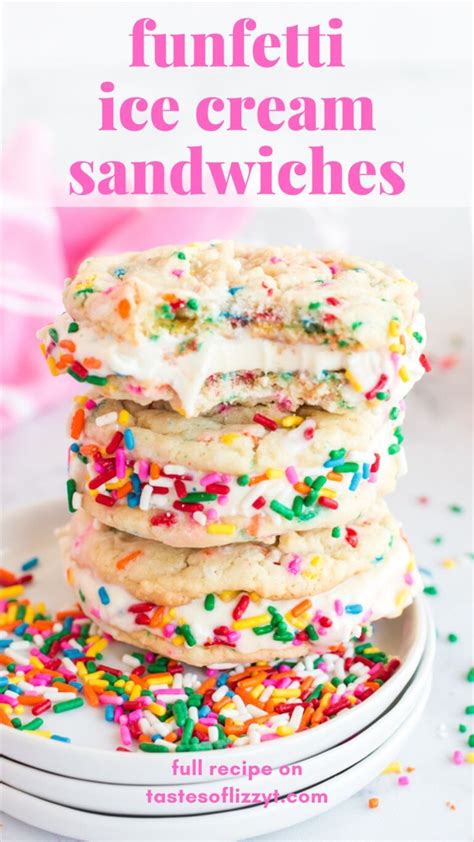 Funfetti Ice Cream Sandwiches An Immersive Guide By Tastes Of Lizzy T