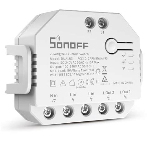 Sonoff DUAL R3 Wifi Smart Light Interruttore Intelligente Programmabile