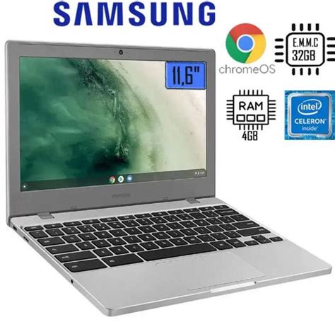 Notebook Samsung Chomebook Xe310xba 11 6 Intel Celleron 4gb 32gb