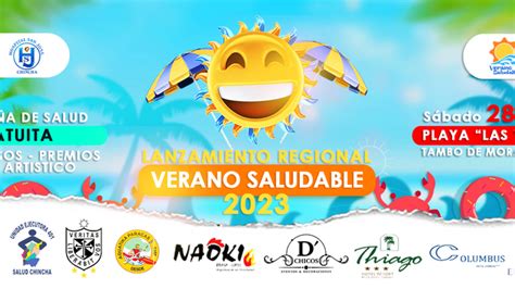 Realizarán lanzamiento regional de verano saludable en chincha