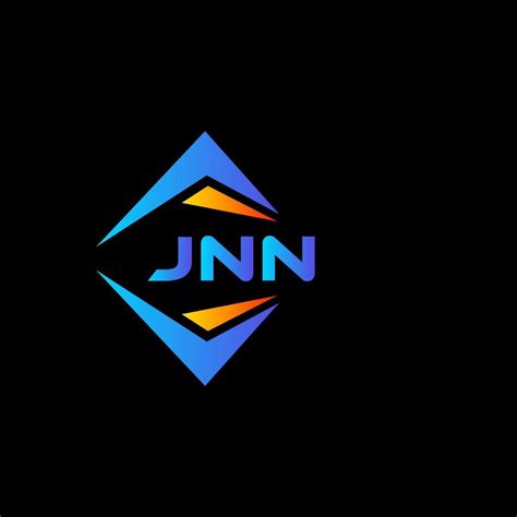 JNN abstract technology logo design on Black background. JNN creative initials letter logo ...