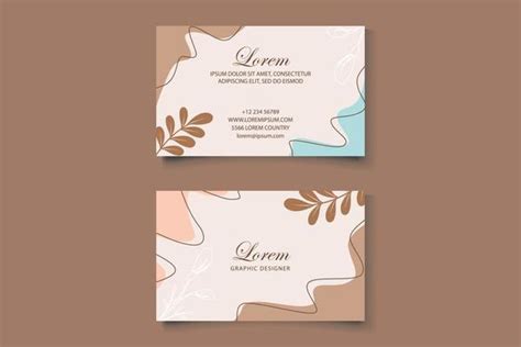 Graphic Designer Visiting Cards Design Vectors