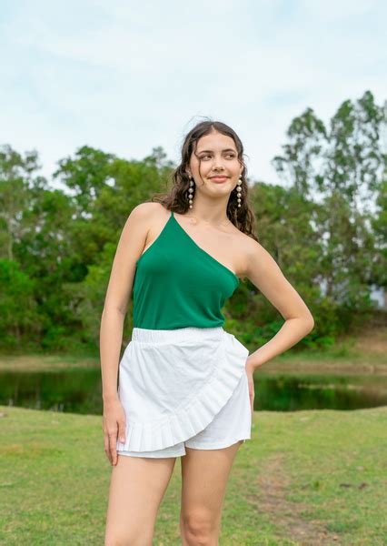 Sabrina Top Emerald Green Wear Sundays