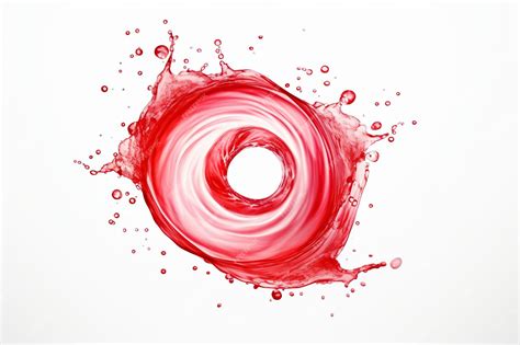 Premium Ai Image Soda Spiral Isolated On White Generative Ai