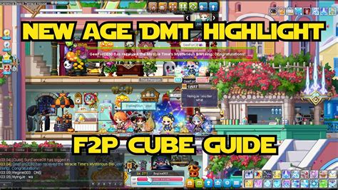 Maplestory New Age Dmt Highlight F P Cube Guide Maplestorysea