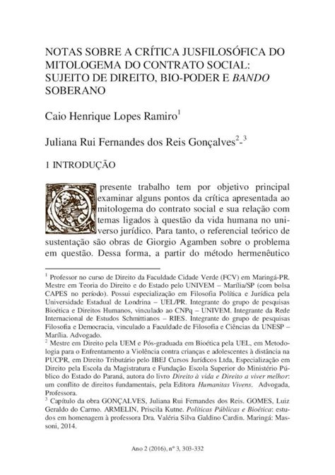 Pdf Notas Sobre A Cr Tica Jusfilos Fica Do Arbitr Rio Eleger O