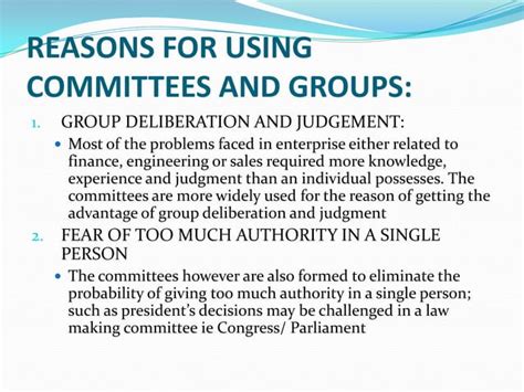 Management Chap 11 Committees Ppt