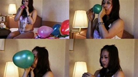 Japanese Looners And Bikini Clad Gal Blow Up Balloons YUD036 Part 3 High Resolution