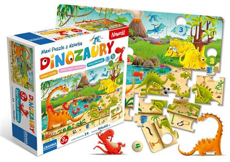 Maxi Puzzle Dinozaury Granna Sklep Internetowy Gry Planszowe I