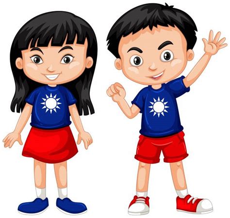 Free Vector Boy And Girl From Taiwan Vector Free Boy Or Girl