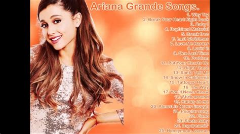 Ariana Grande Best Songs Hits 2015 Youtube