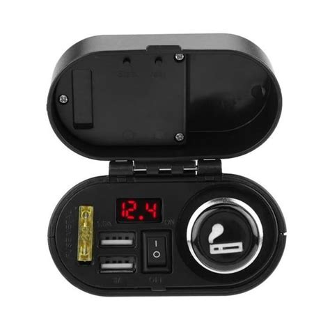 Garosa Chargeur Double USB De Moto Adaptateur De Chargeur GPS De