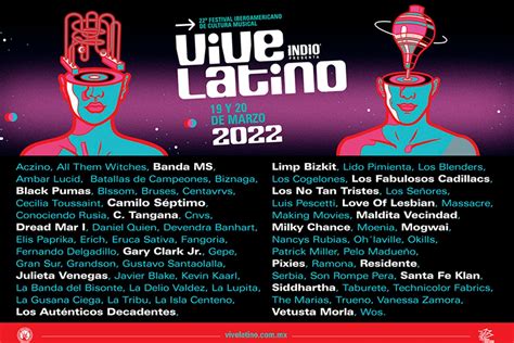 Ya está aquí Conoce el cartel completo del Vive Latino 2022