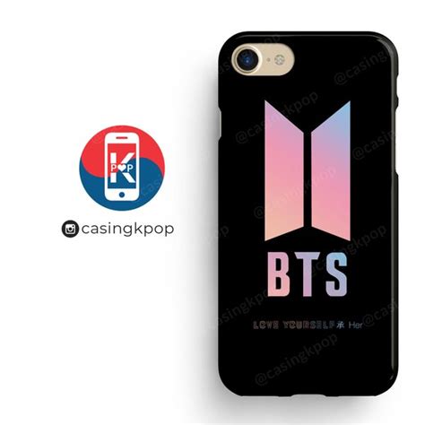 Jual Casing Handphone Kpop Bts Love Your Self Her Logo Black Di Lapak