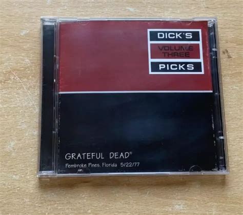 Grateful Dead Dicks Picks Vol 3 Pembroke Pines Florida 5 22 77 2