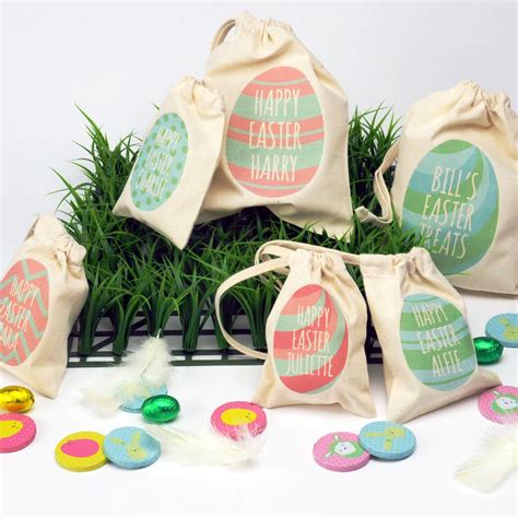 Personalised Pastel Egg Bag By Postbox Party