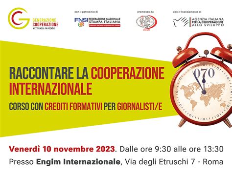 Raccontare La Cooperazione Internazionale Focsiv