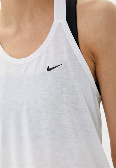 Майка спортивная Nike W NK DRY ESS ELASTIKA TANK цвет белый