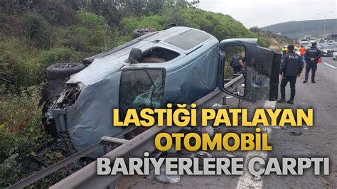 Lasti I Patlayan Otomobil Bariyerlere Arpt Kocaeli Bar Gazetesi