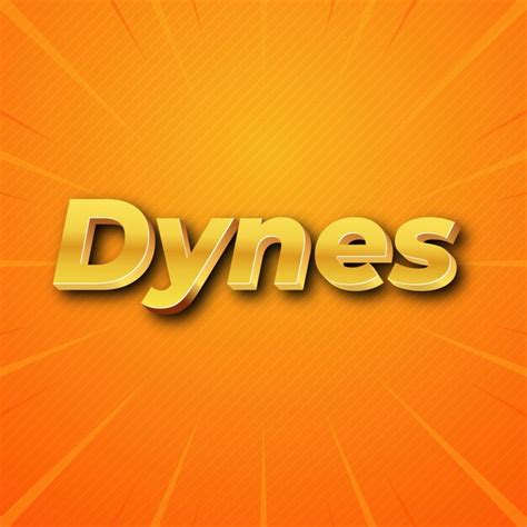 Premium Photo Dynes Text Effect Gold  Attractive Background Card