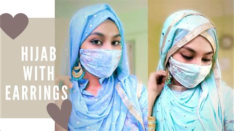 Mask With Hijab 2 Easy Hijab Style For Party Wedding 2020 Youtube