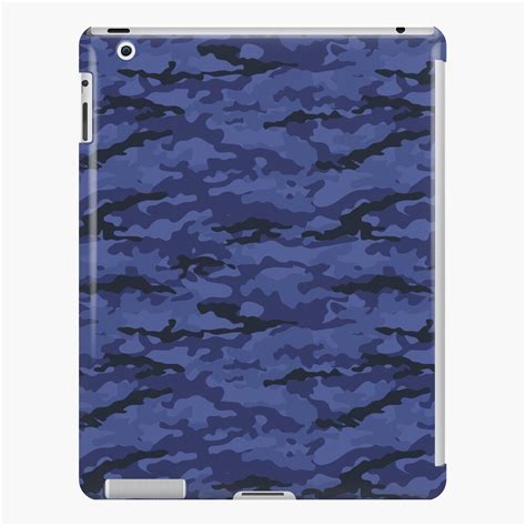 Dark Blue Camouflage Camo Military Hunting Design Ipad Case And Skin For Sale By Logic72 Redbubble