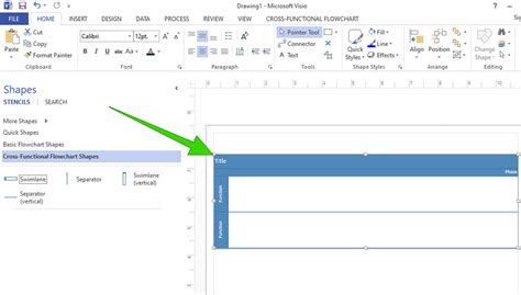 Cara Menggunakan Visio Dalam Pembuatan Flowchart Lintas Fungsi