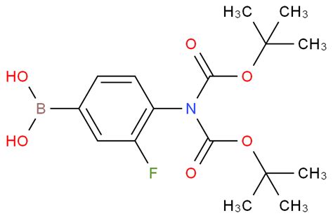 Cas Bis N Boc Amino Fluorophenylboronic